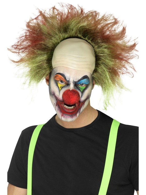 Sinister Clown Wig -  Green - 46871