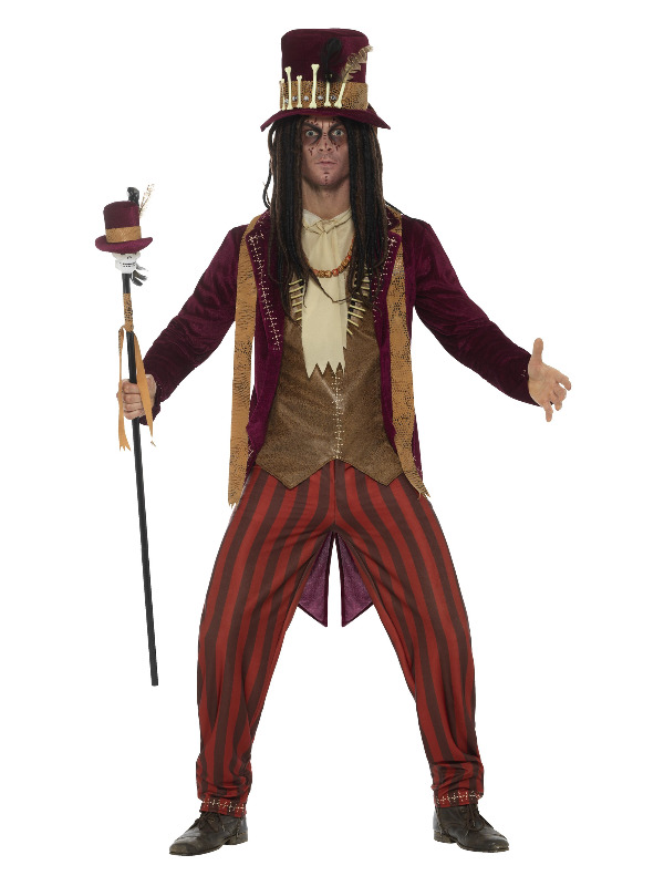 Deluxe Voodoo Witch Doctor Costume -  Red - 46875L