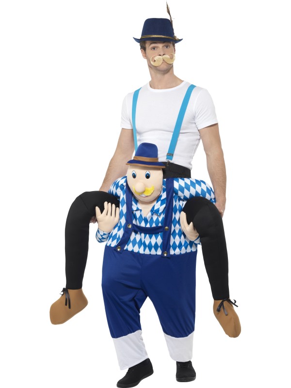 Piggyback Bavarian Costume -  Blue - 47044