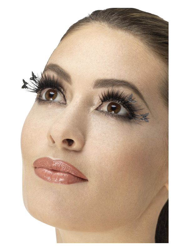 Eyelashes -  Winged Butterfly -  Black - 47060