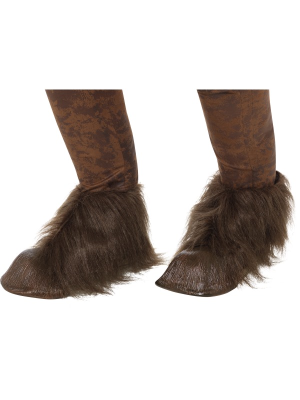 Beast / Krampus Demon Hoof Shoe Covers -  Brown - 47076