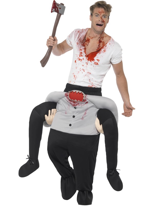 Piggyback Headless Costume -  Grey - 47167