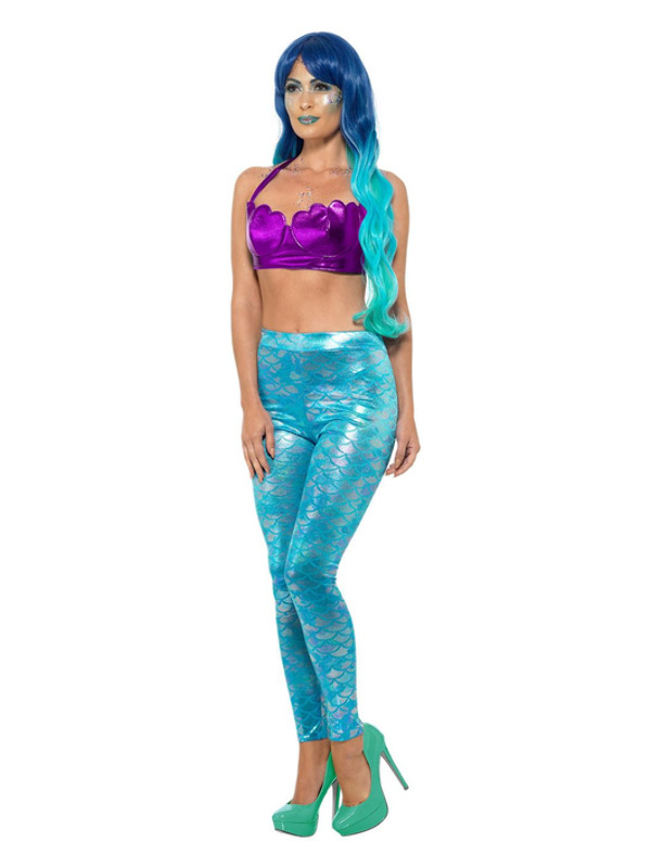 Mermaid Leggings -  Blue - 47304S