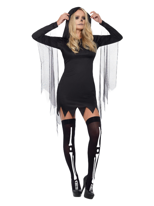 Fever Sexy Reaper Costume -  Black - 47575M