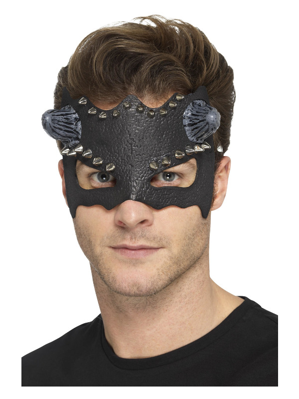 Devil Studded Eyemask -  Black - 48114