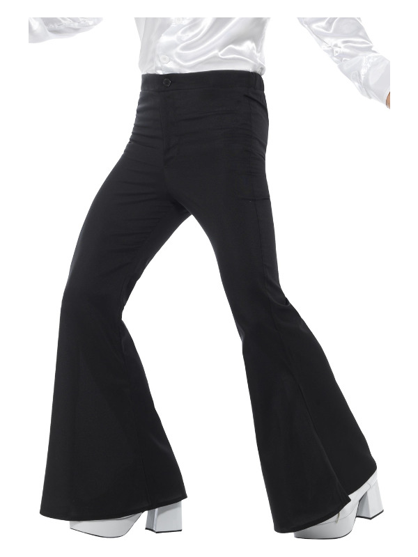 Flared Trousers -  Mens -  Black - 48191L