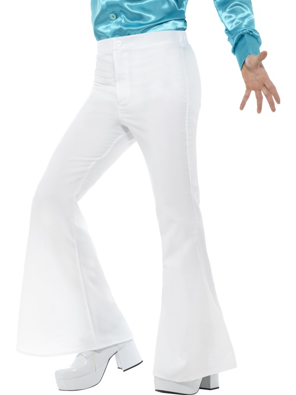 Flared Trousers -  Mens -  White - 48194L