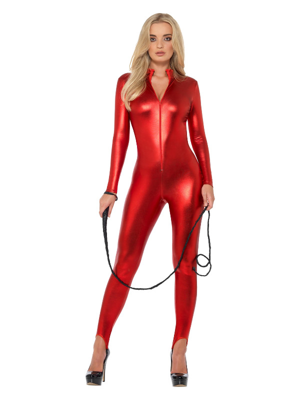 Fever Miss Whiplash Costume -  Red - 48688M