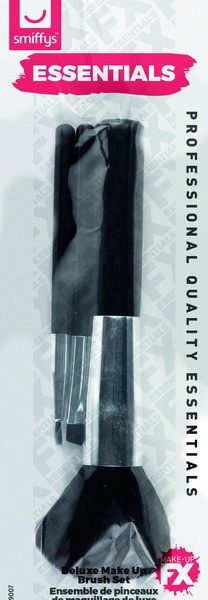 Smiffys Make-Up FX Essentials -  Cosmetic Brush Set -  - 49007