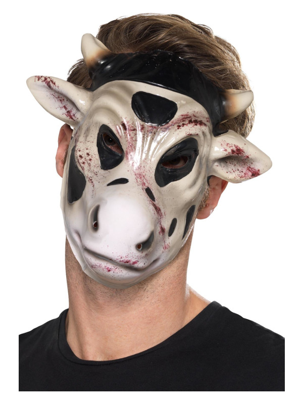 Evil Cow Killer Mask -  White - 49117
