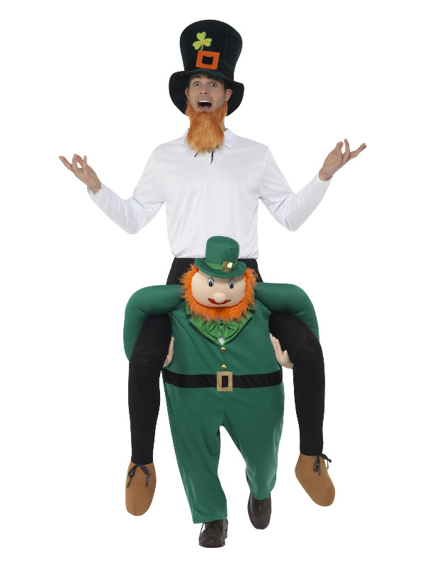 Piggyback Paddy's Leprechaun Costume -  Green - 49670