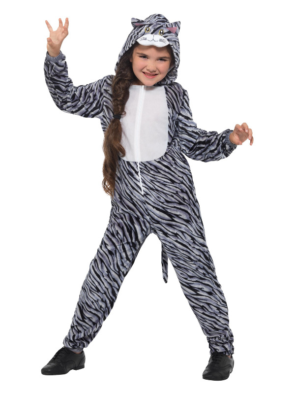 Tabby Cat Costume -  Grey - 49702L