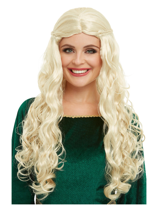 Medieval Queen Wig -  Blonde - 50755