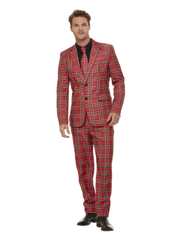 Tartan Suit -  Red - 50790L