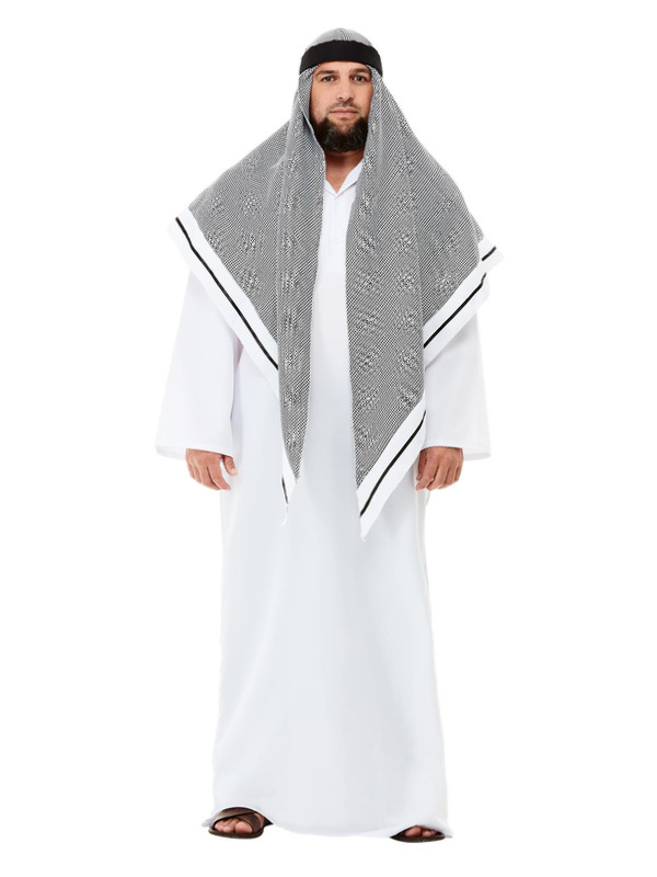 Deluxe Fake Sheikh Costume -  White - 50802M