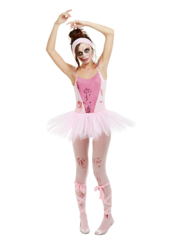 Zombie Ballerina Costume -  Pink - 50939M