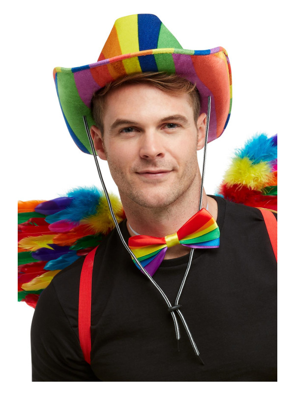 Rainbow Stetson Hat -  Multi-Coloured - 50999