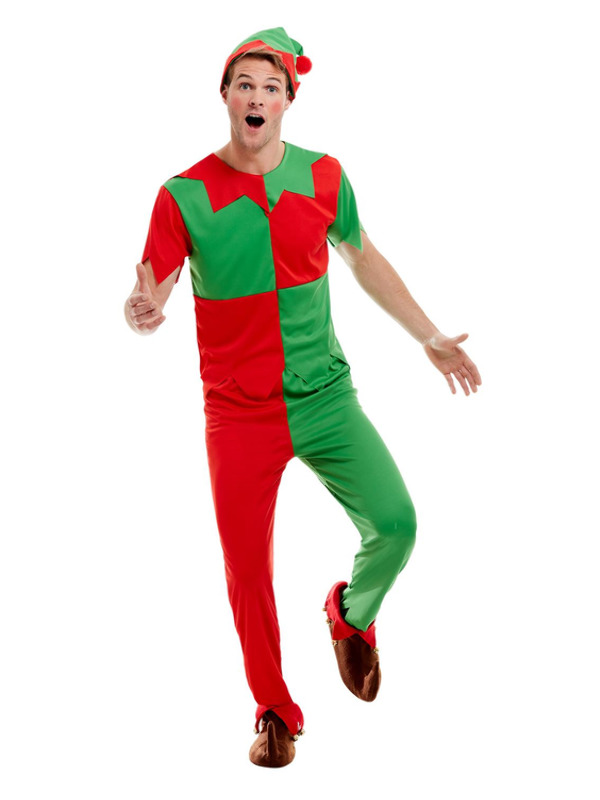 Elf Costume -  Green & Red - 51025M