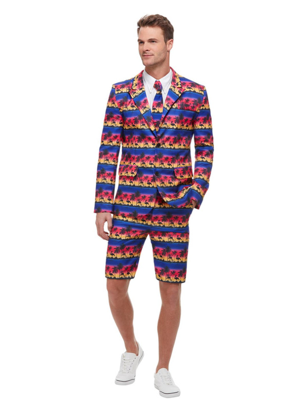 Sunset Flamingo Suit -  Blue - 51037XL