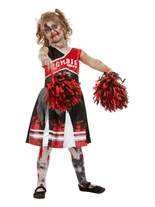 Zombie Cheerleader Costume -  Red - 51079M