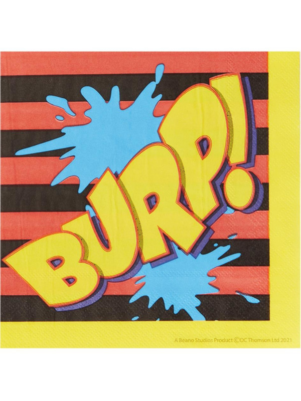 Beano Tableware Party Napkins x16 - 51542
