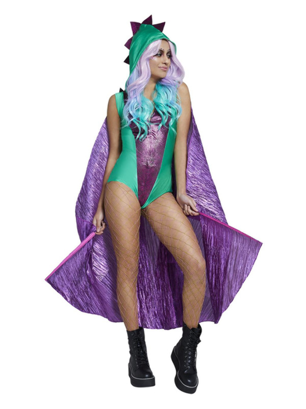 Fever Dragon Costume -  Green - 52178XS