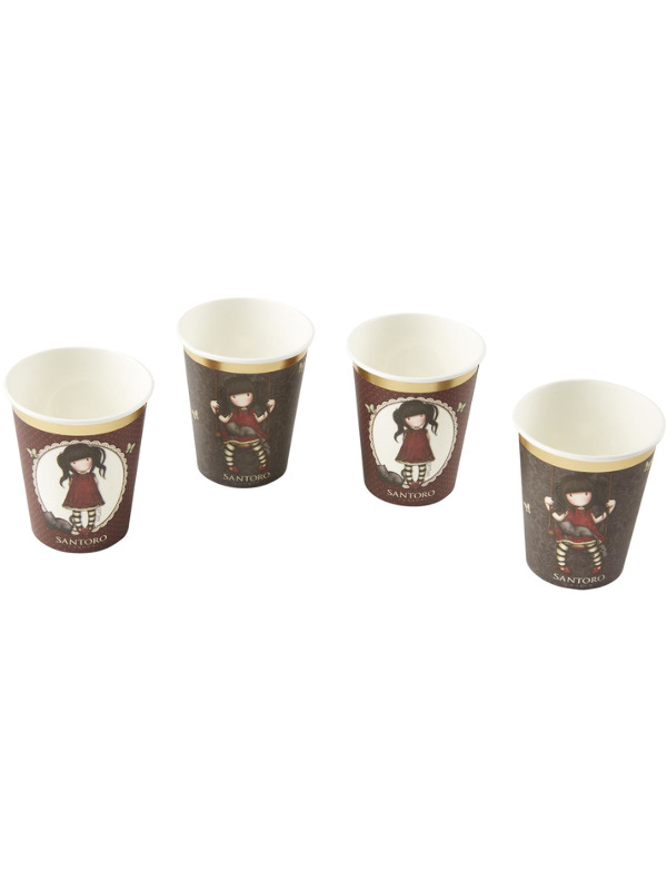 Santoro Gorjuss Ruby Paper Cups -  Red - 52394