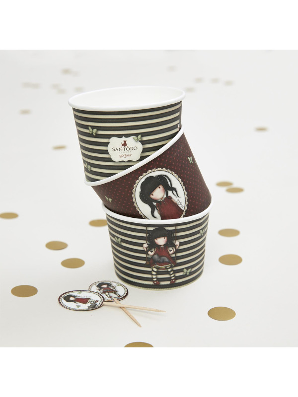 Santoro Gorjuss Ruby Paper Treat Tubs & Toppers - 52395
