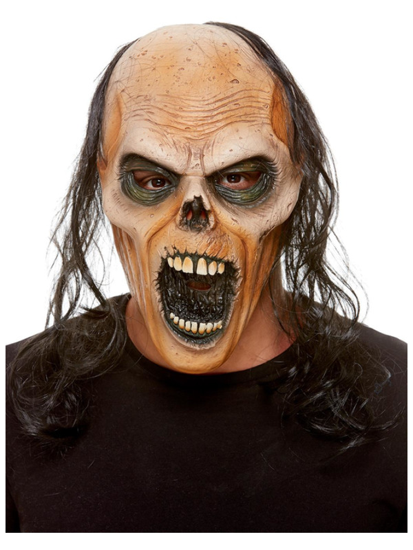 Zombie Latex Mask -  Brown - 61115