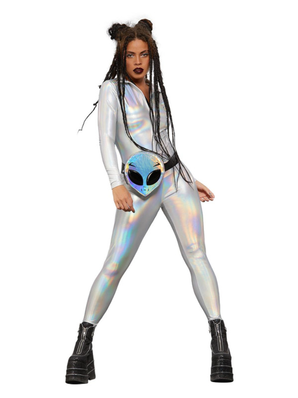Fever Miss Whiplash Mirror Holographic Costume - 61999M