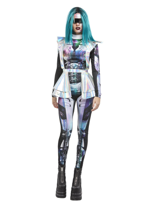 Metallic Space Alien Costume -  Multi - 63004S