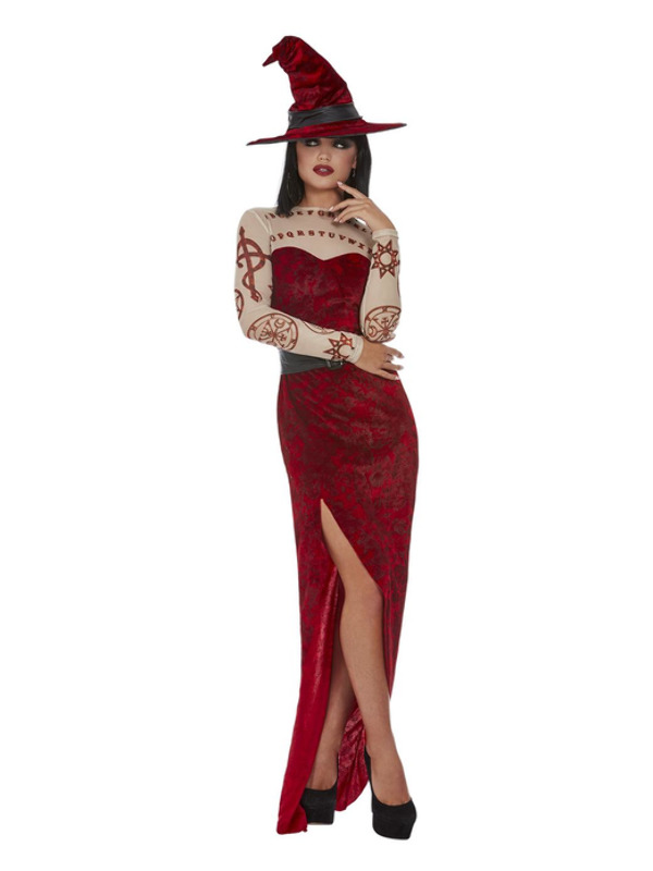 Satanic Witch Costume -  Red - 63013L