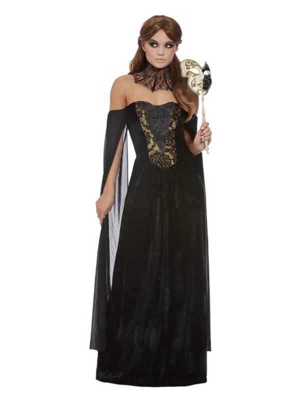 Mistress Plague Costume -  Black - 63020S