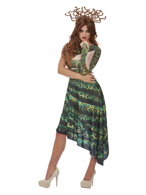 Medusa Costume -  Green - 63038L