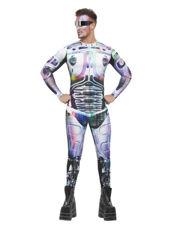 Cyber Space Alien Costume -  Multi - 63042M