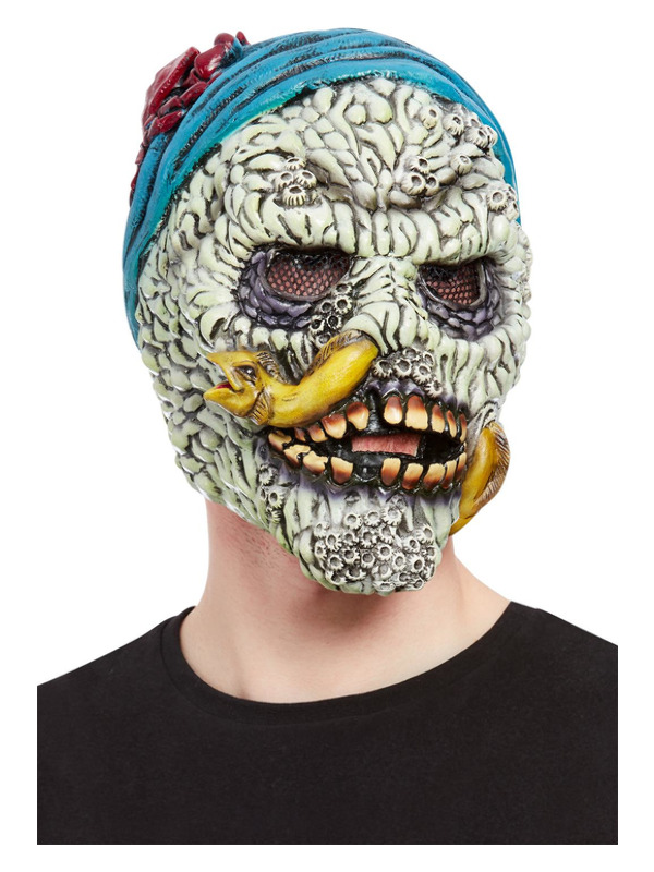 Barnacle Skull Pirate Overhead Mask -  Latex - 68006