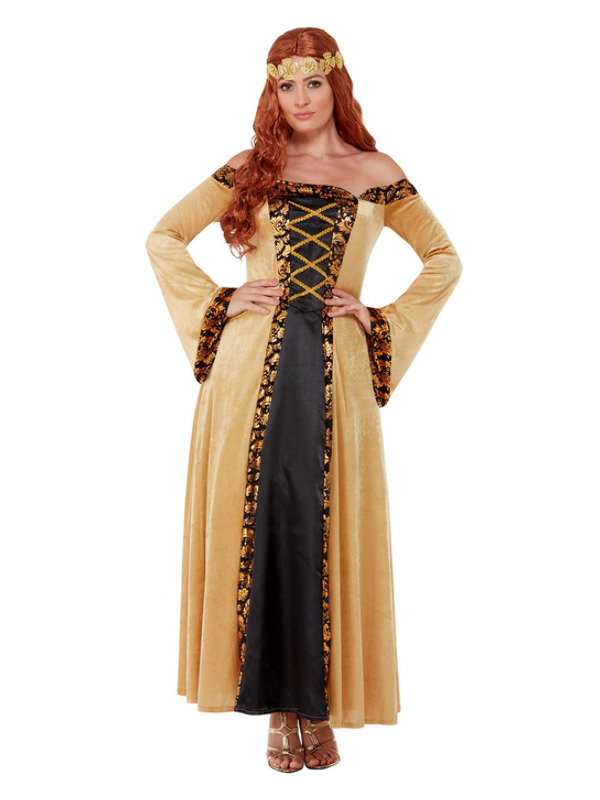 Deluxe Medieval Countess Costume -  Gold - 70007L