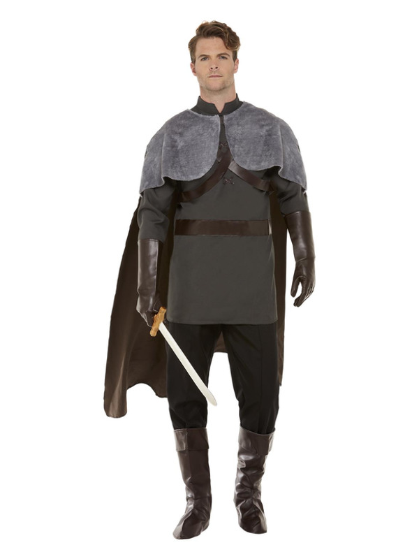 Deluxe Medieval Lord Costume -  Grey - 70008XL