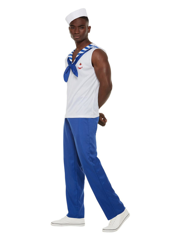 High Seas Sailor Costume -  White - 70013L