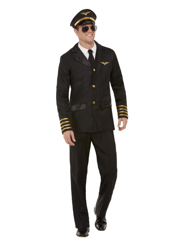 Pilot Costume -  Black - 70050XL