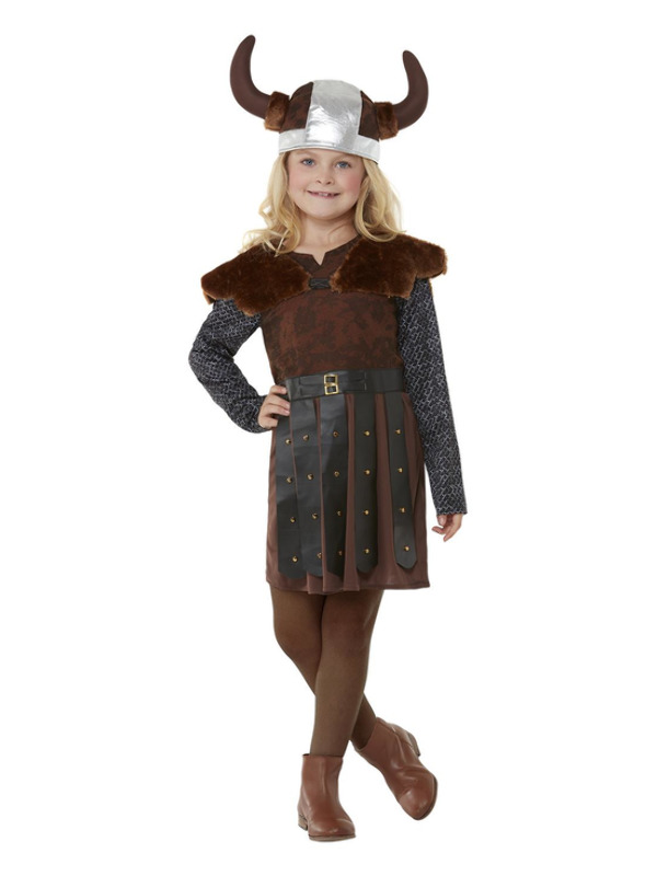 Viking Princess Costume -  Brown - 71006L