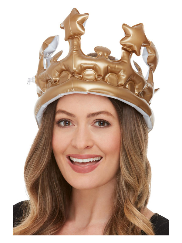 Inflatable Crown -  Gold - 72052