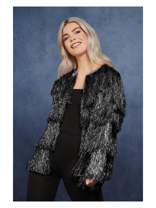 Fever Tinsel Festival Jacket -  Black - 74007SM