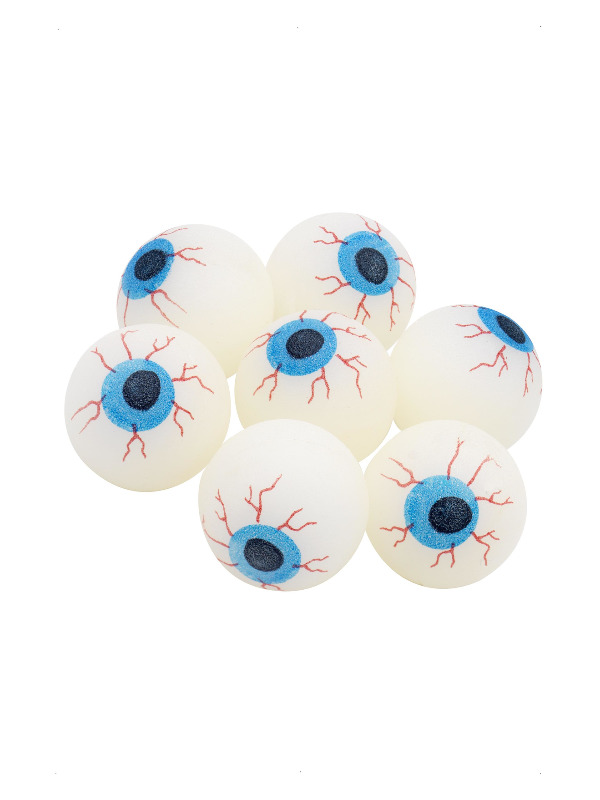 Glow in the Dark Eyeball Powerball -  White - 97086