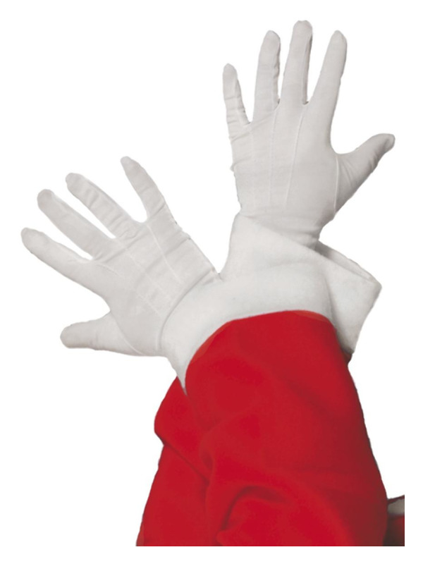 Santa Gloves -  White - 98217