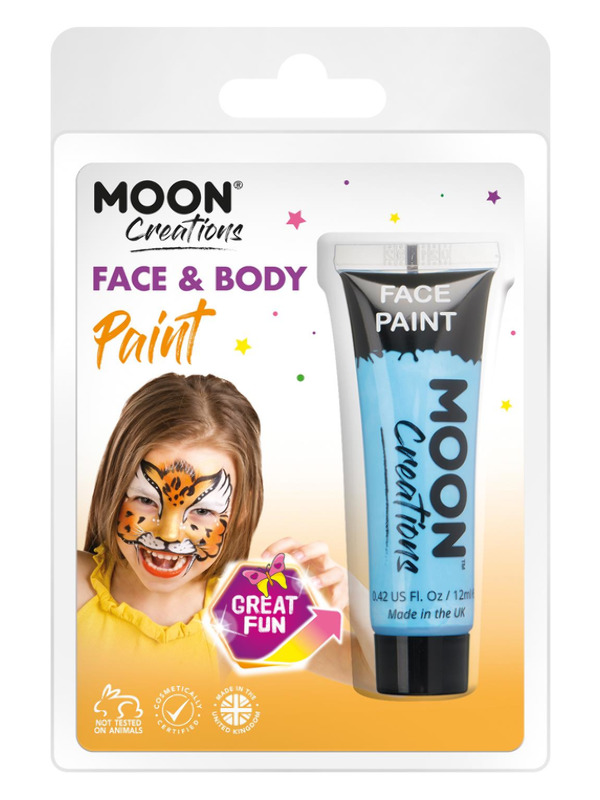 Moon Creations Face & Body Paint -  Light Blue - C01372