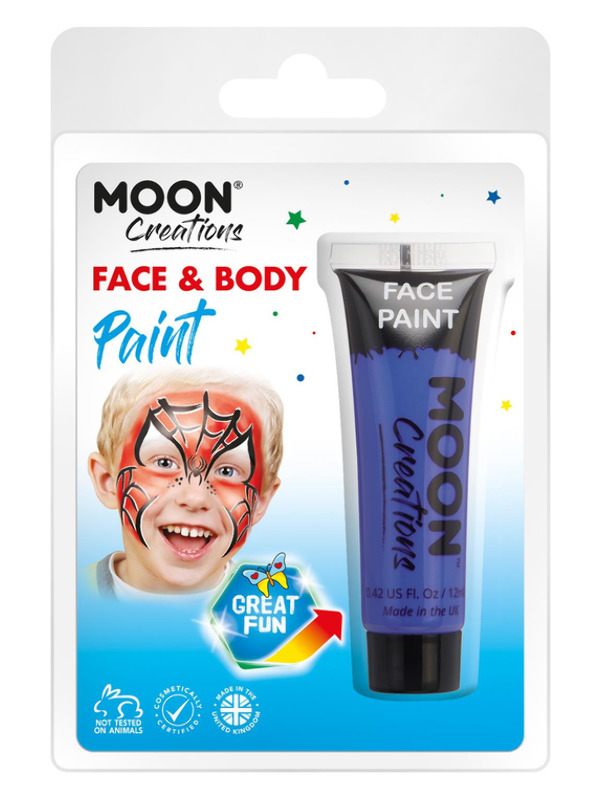 Moon Creations Face & Body Paint -  Dark Blue - C01389