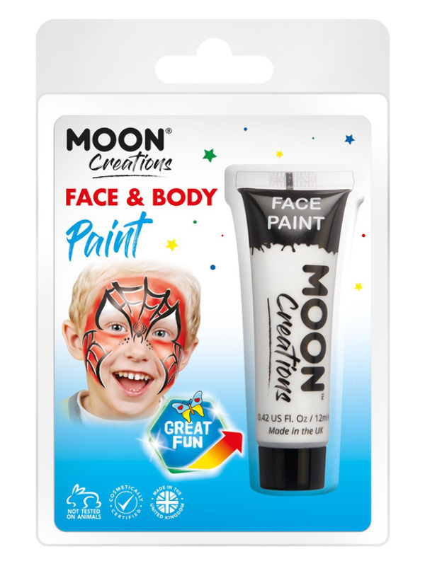 Moon Creations Face & Body Paint -  White - C01402