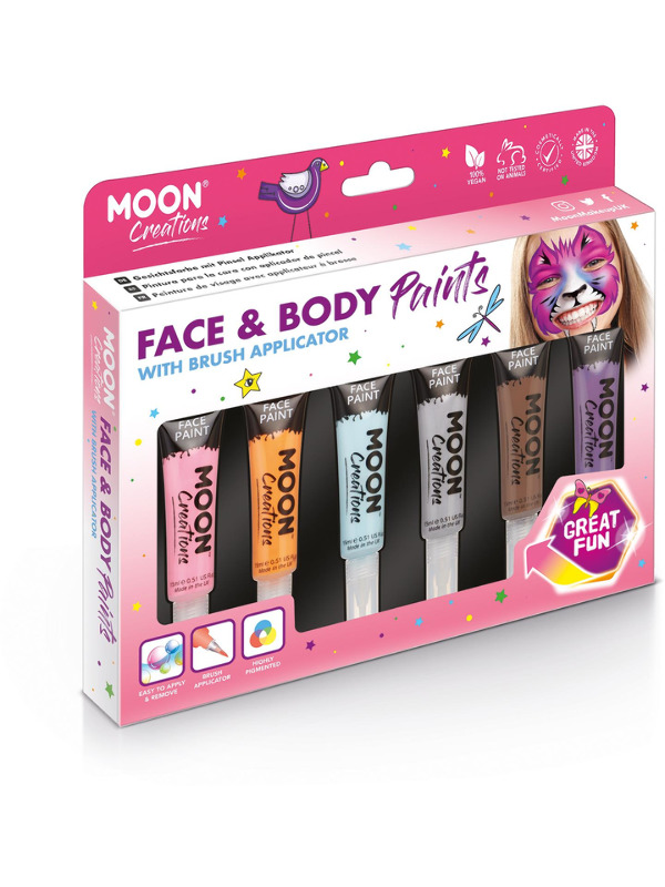 Moon Creations Face & Body Paints -  Assorted - C01624