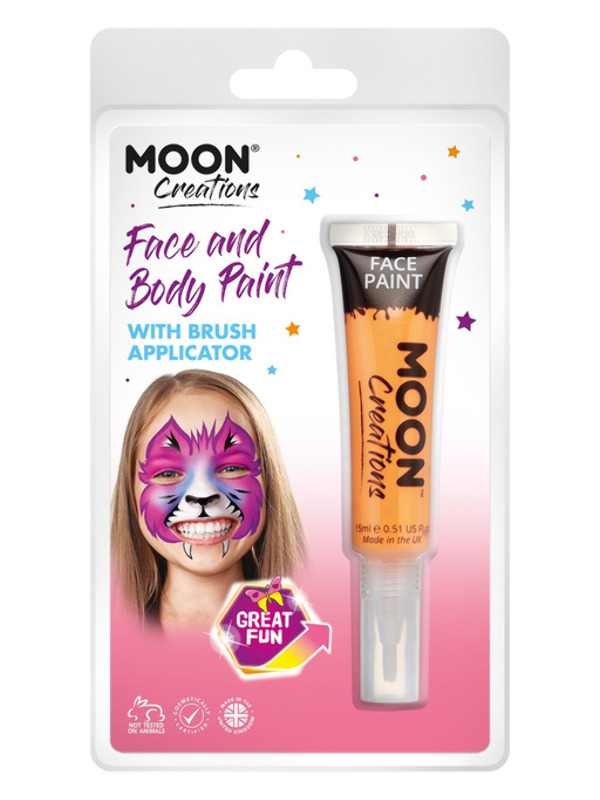 Moon Creations Face & Body Paints -  Orange - C01785